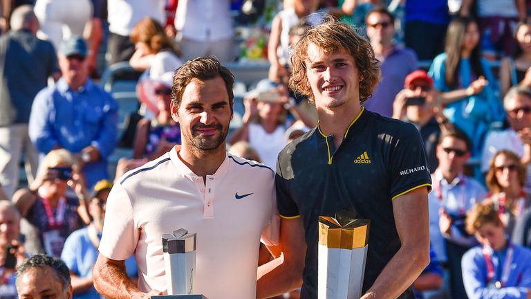 Alexander Zverev became only the third man to beat Roger Federer this year