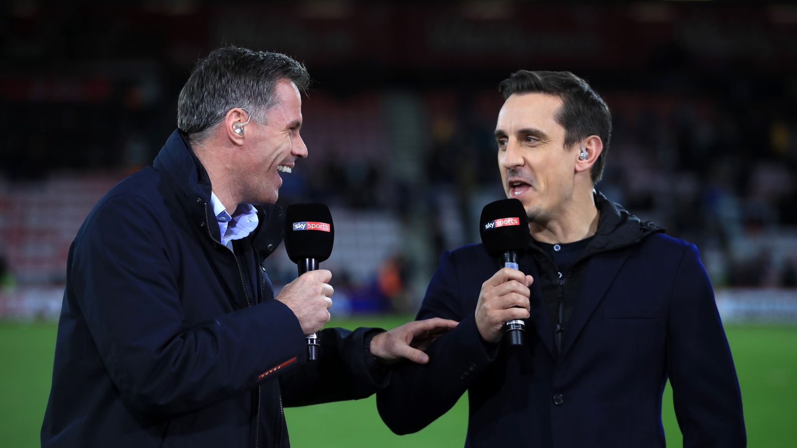 WATCH: Best of Jamie Carragher v Gary Neville ahead of their special ...