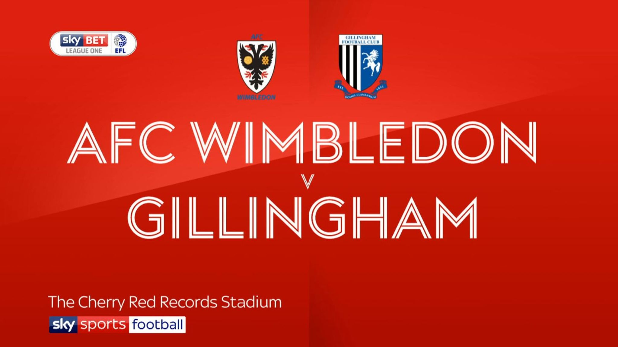 AFC Wimbledon v Gillingham preview Football News Sky Sports