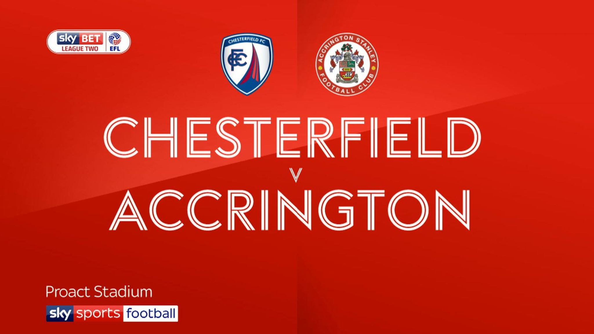 Chesterfield v Accrington preview Football News Sky Sports