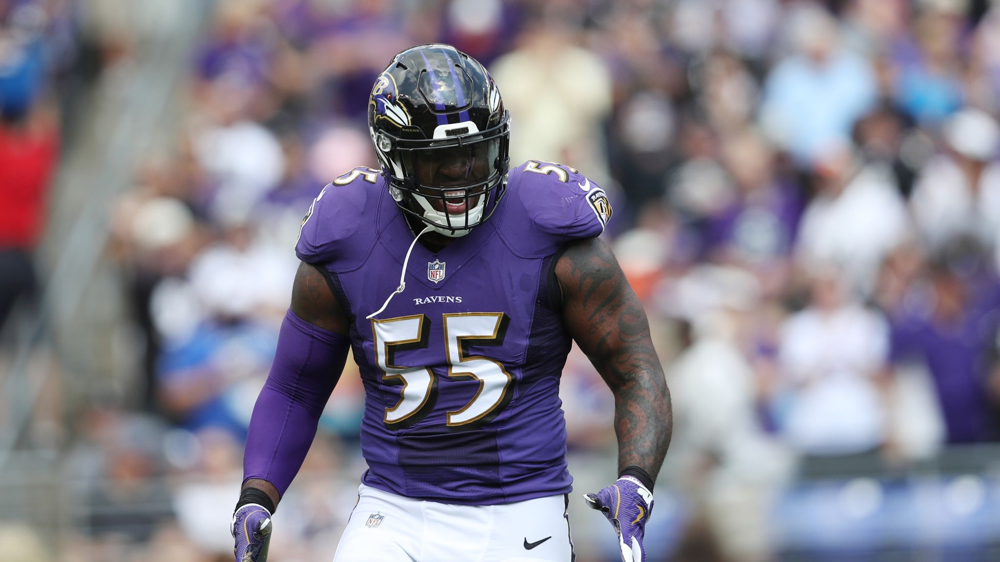 NFL - Baltimore Ravens LB Terrell Suggs