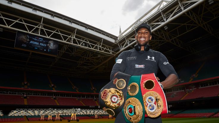 Anthony Joshua and Kubrat Pulev Press conference for their World Heavyweight title fight at the Principality Stadium in Cardiff on Saturday October 28, liv