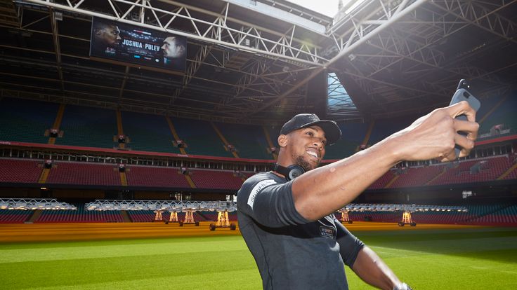 Anthony Joshua and Kubrat Pulev Press conference for their World Heavyweight title fight at the Principality Stadium in Cardiff on Saturday October 28, liv