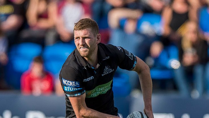 Guinness PRO14, Scotsdoun, Glasgow, Scotland 9/9/2017 .Glasgow Warriors vs Ospreys.Warriors' Finn Russell