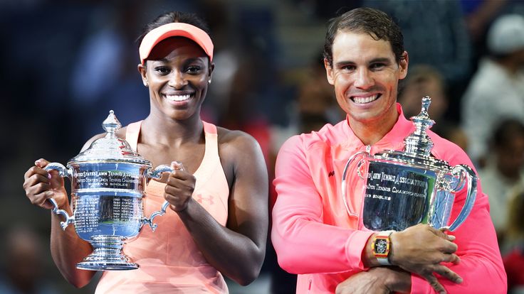 US Open 2017: Rafa Nadal and Sloane Stephens victorious in New York