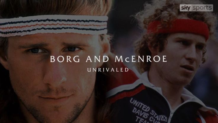 Tennis greats Bjorn Borg and John McEnroe