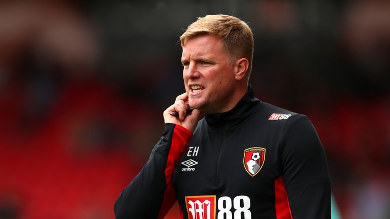 Eddie Howe, manager of Bournemouth