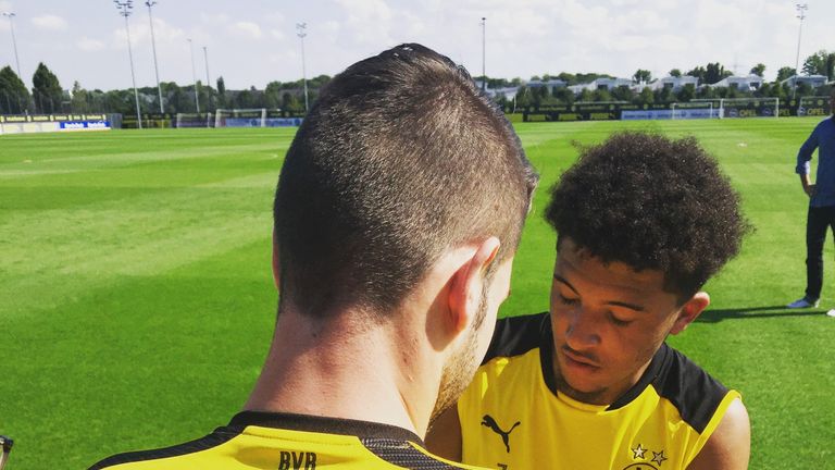 Young English talent Jadon Sancho has moved from Manchester City to Borussia Dortmund