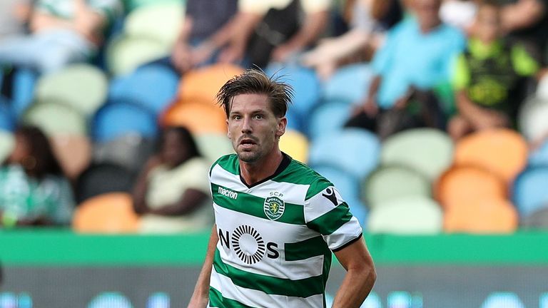 Sporting CP midfielder Adrien Silva from Portugal during the Five Violins Trophy match between Sporting CP and AC Fiorentina in July 2017