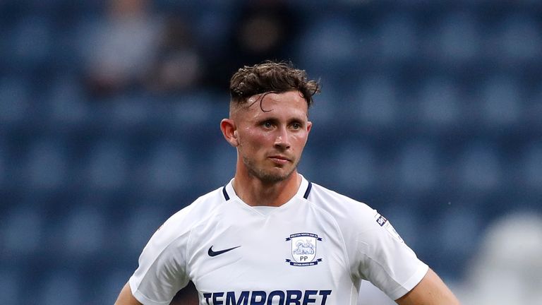 Preston North End's Alan Browne during the pre-season friendly match v Burnley at Deepdale. PRESS ASSOCIATION Photo. Picture date: Tuesday July 25, 2017