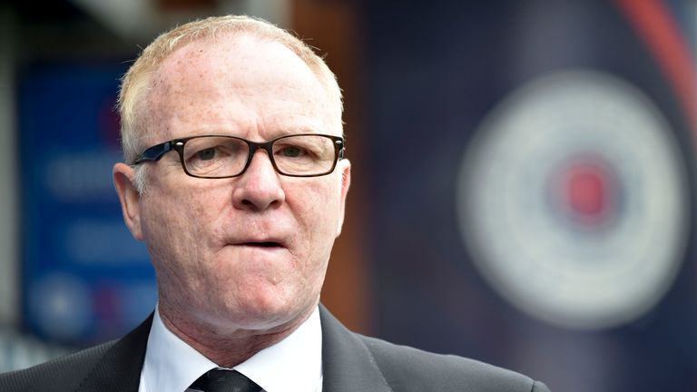 Former Rangers manager Alex McLeish