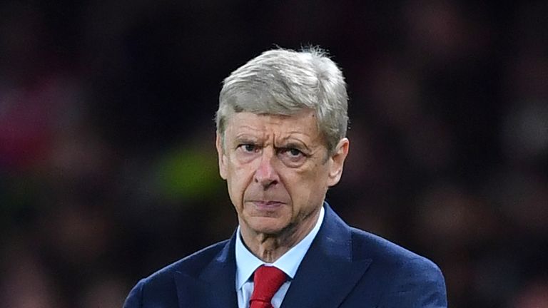 Arsenal's French manager Arsene Wenger gestures on the touchline during the English League Cup third round football match between Arsenal and Doncaster Rov