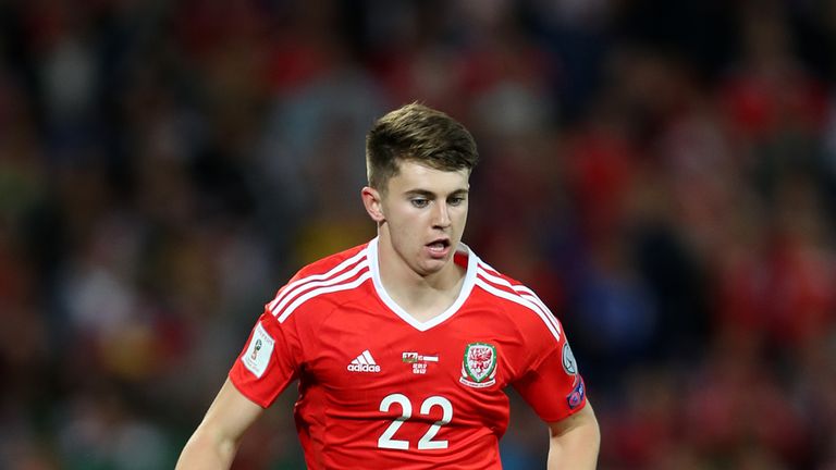 Wales' Ben Woodburn during the 2018 FIFA World Cup Qualifying Group D match against Austria