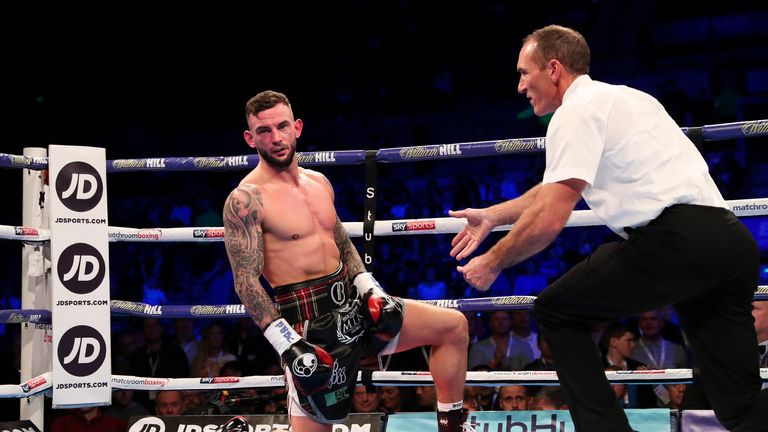 BATTLE ON THE MERSEY
ECHO ARENA,LIVERPOOL
PIC;LAWRENCE LUSTIG
British and Commonwealth Super-Middleweight Championships
ROCKY FIELDING v DAVID BROPHY