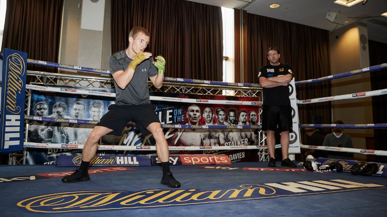 Liverpool Open Workouts at the Hilton Hotel ahead of Matchroom Boxing show "Battle On The Mersey"