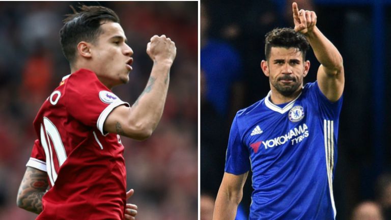 Philippe Coutinho and Diego Costa would seem to be staying in the Premier League