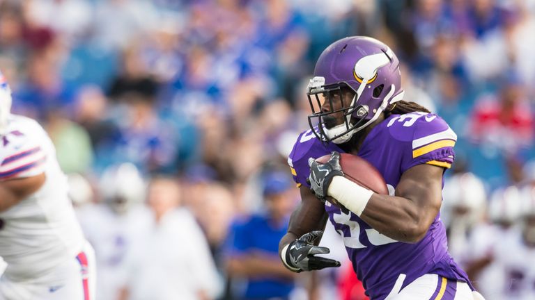 ORCHARD PARK, NY - AUGUST 10:  Dalvin Cook #33 of the Minnesota Vikings carries the ball during the first quarter of a preseason game against the Buffalo B