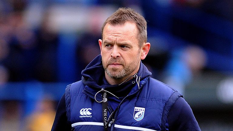 Cardiff Blues vs Zebre.Cardiff Blues' Head Coach Danny Wilson.Mandatory Credit ..INPHO/Camerasport