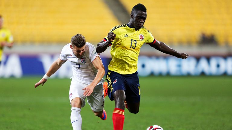 Davinson Sanchez played for Colombia at the U20 World Cup in 2015