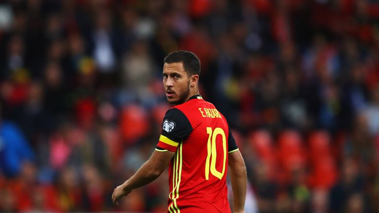 Eden Hazard scored on his return from injury when playing for Belgium during the international break