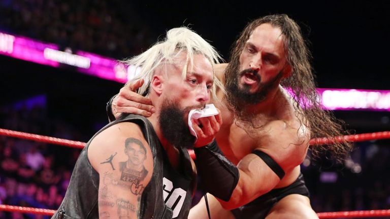 Neville showed Enzo Amore exactly what he thought of his 'no contact' contract clause.