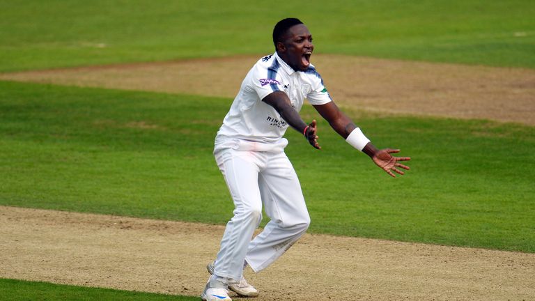 Fidel Edwards of Hampshire appeals