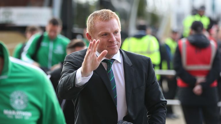 Neil Lennon received a warm welcome on his return to Celtic Park