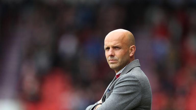 Exeter City manager Paul Tisdale during the Sky Bet League Two match between Doncaster Rovers and Exeter City on 29 April, 2017