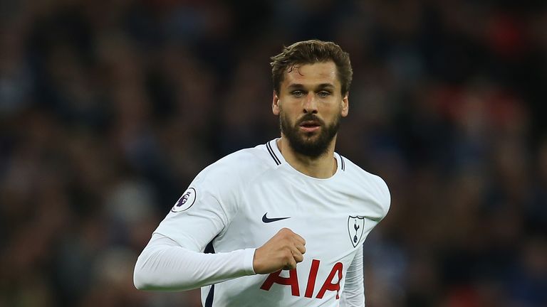 LONDON, ENGLAND - SEPTEMBER 16: Fernando Llorente of Tottenham Hotspur during the Premier League match between Tottenham Hotspur and Swansea City at Wemble