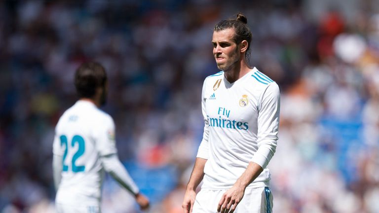 Gareth Bale in action for Real Madrid during the La Liga 1-1 draw with Levante at Estadio Santiago Bernabeu on Sep 9