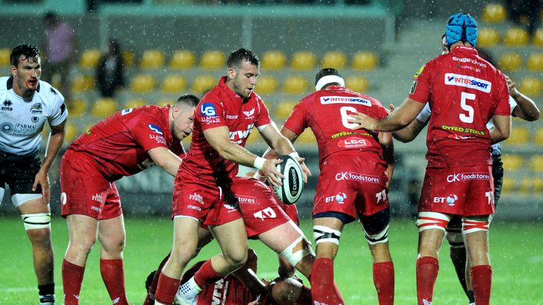 Gareth Davies had a fine game for Scarlets