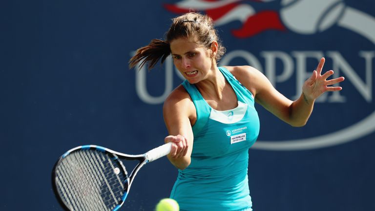 Julia Goerges proved too strong for Aleksandra Krunic