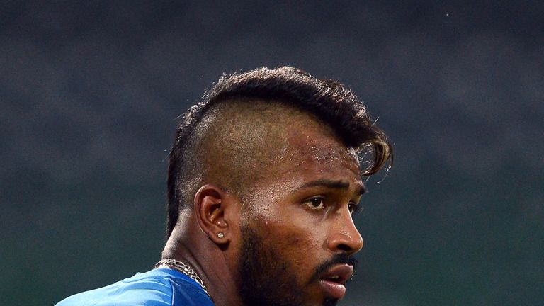 Indian cricketer Hardik Pandya takes a rest during a practice session at The R.Peremadasa Stadium in Colombo on August 30, 2017.
The fourth one day interna