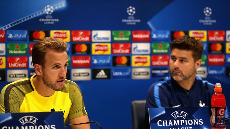 Mauricio Pochettino and Harry Kane spoke ahead of Tottenham's Champions League opener against Borussia Dortmund