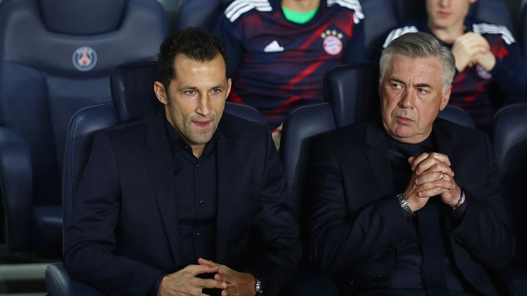 Chief Executive Hasan Salihamidzic says he can't name any names on Ancelott's replacement 