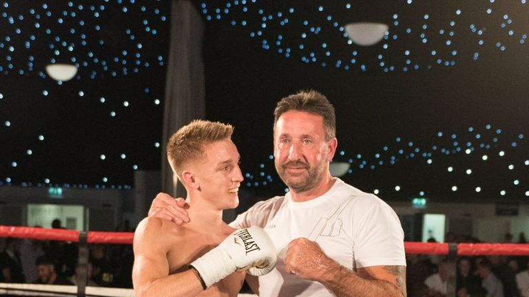 Jack Bateson and his dad have a close understanding in and out of the ring (copyright: Christoper Ellis) DO NOT USE