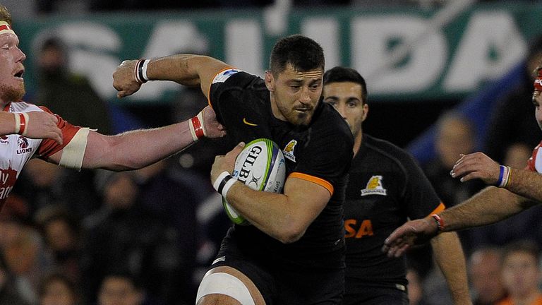 Javier Ortega Desio in action for Jaguares