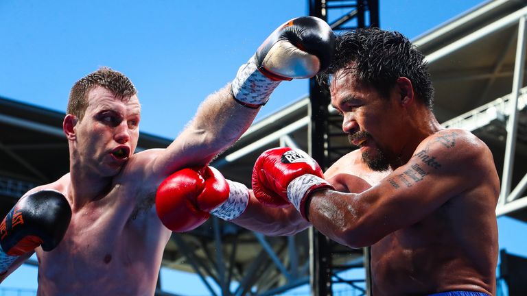 Manny Pacquiao and Jeff Horn 