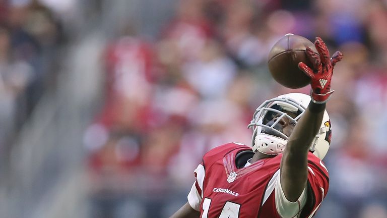 GLENDALE, AZ - DECEMBER 18:  Wide receiver J.J. Nelson #14 of the Arizona Cardinals is unable to make the catch in the second quarter during the NFL game a