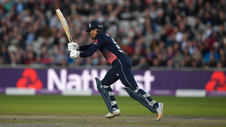 Opener Jonny Bairstow hits out during England's chase