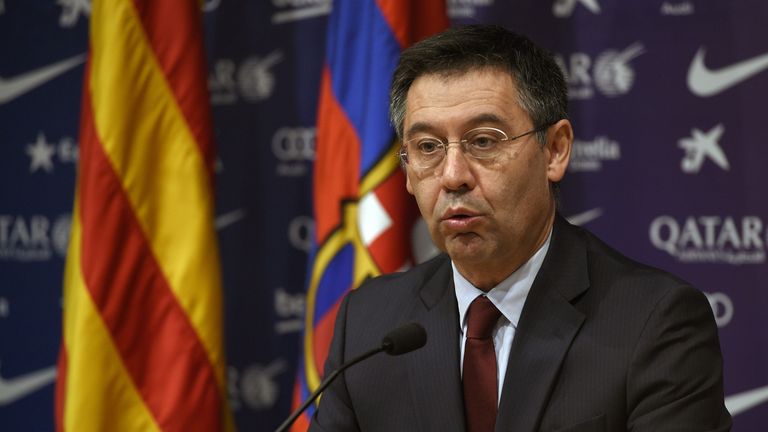 Josep Maria Bartomeu is facing potential no confidence vote 