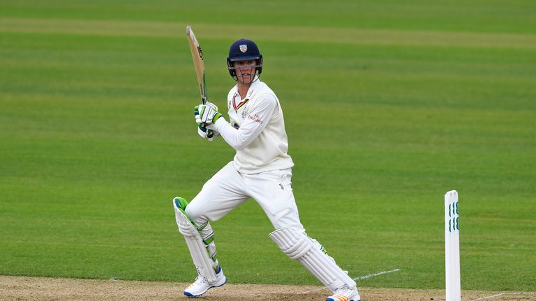 Keaton Jennings in action during day one of the Specsavers County Championship Division Two match between Durham and Nottinghamshire