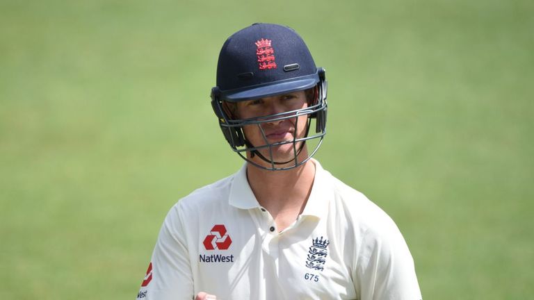WORCESTER, ENGLAND - JULY 01: Keaton Jennings of England Lions looks on during the tour match between  Lions and South Africa A at New Road on July 1