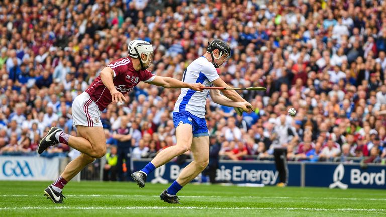 Kevin Moran scores Waterford's first goal