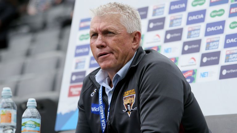 Huddersfield Giants head coach Rick Stone during day two of the Betfred Super League Magic Weekend at St James' Park, Newcastle.