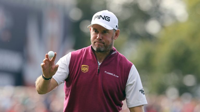 England's Lee Westwood during day one of the British Masters at Close House Golf Club, Newcastle.