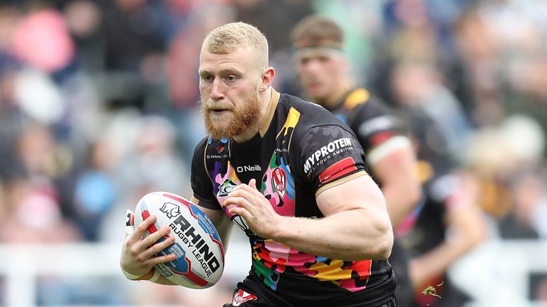 Dacia Magic Weekend - Hull FC v St Helens - St James' Park, Newcastle, England - .Luke Thompson of St Helens