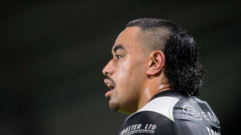 08/09/2017 - Betfred Super League - The Super 8's - Hull FC v Wigan Warriors - KC Stadium, Kingston upon Hull, England - Hull FC's Mahe Fonua.