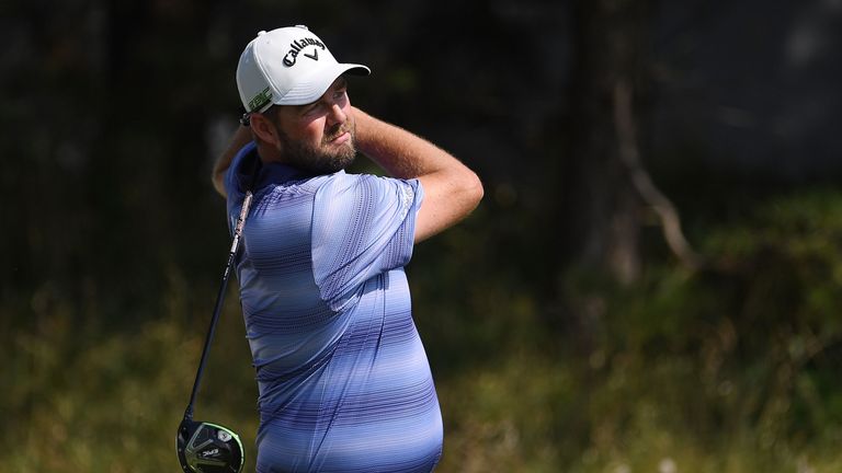 LAKE FOREST, IL - SEPTEMBER 14:  Marc Leishman of Australia hits his tee shot on the 13th hole during the first round of the BMW Championship at Conway Far