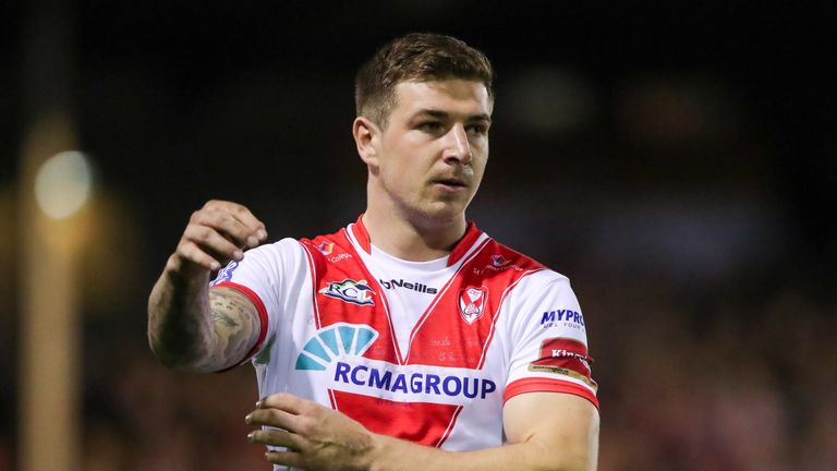 St Helens' Mark Percival missed four of his five conversions and it was to prove costly 